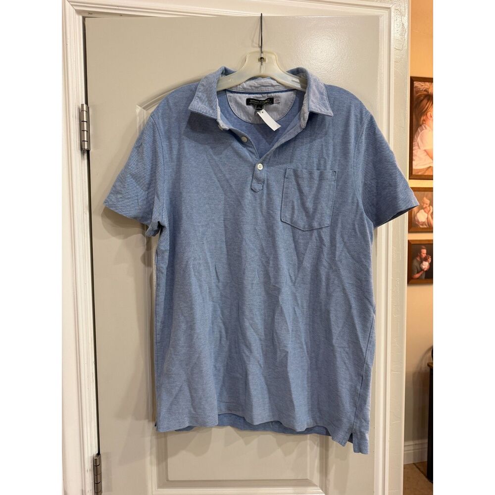 Banana Republic Men's Performance Pique Polo Shirt